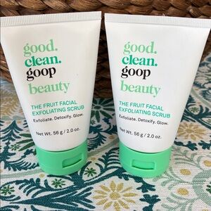 Goop Beauty Bundle of 2 The Fruit Facial Exfoliating Scrub